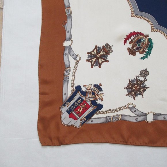 Carriage Silky Satin Square Scarf 30" x 31" Multicolor - Picture 12 of 15